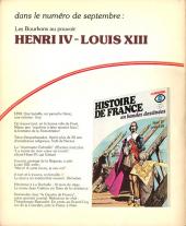 Verso de Histoire de France en bandes dessinées -11- Les découvertes, la Réforme