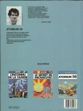 Verso de L'inconnu de la Tamise -3- Atomium 58