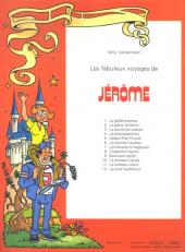 Verso de Jérôme (Les fabuleux voyages de) -12- Le puit mystérieux