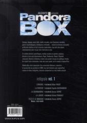 Verso de Pandora Box -INT1- Volume 1 (T01 à T04)