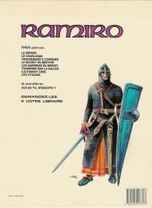Verso de Ramiro -6a1984- Tonnerre sur la Galice : Mission pour Compostelle 4