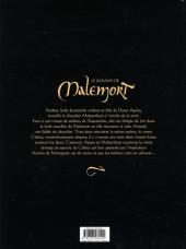 Verso de Le roman de Malemort - Tome INT