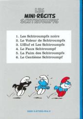 Verso de Schtroumpfs (Niffle) -1- Les Schtroumpfs noirs