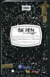 Verso de Se7en : au commencement -1- Livre 1