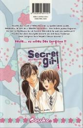 Verso de Secret girl -1- Tome 1