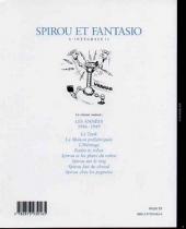 Verso de Spirou et Fantasio (Intégrale Niffle) -1- L'intégrale / 1