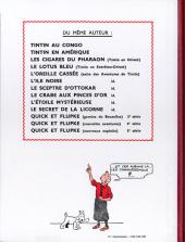 Verso de Tintin (Fac-similé couleurs) -7a- L'île noire