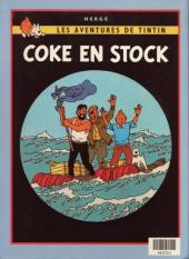 Verso de Tintin (France Loisirs 1987) -5- L'oreille cassée / Coke en stock