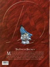 Verso de Le triangle Secret -1- Le testament du fou