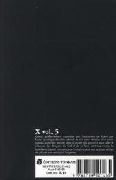 Verso de X -5- Volume double