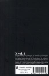 Verso de X -4- Volume double