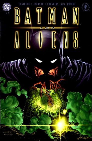 Couverture de Batman/Aliens II (2003) -1- Book 1
