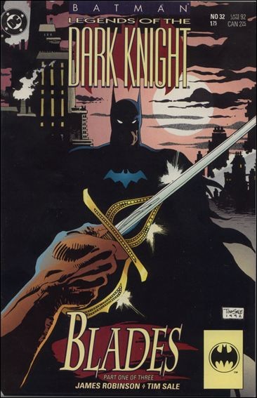 Couverture de Batman: Legends of the Dark Knight (1989) -32- Blades part 1