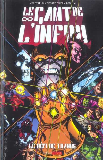 Couverture de Best of Marvel -4- Le gant de l'infini - Le défi de Thanos