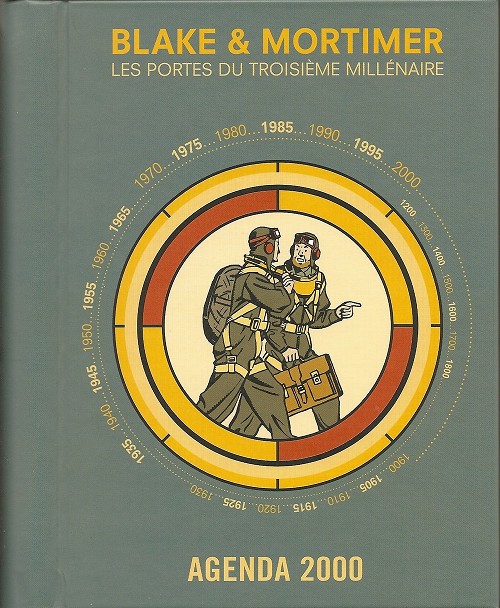 Couverture de Blake et Mortimer (Divers) - Agenda 2000 - Les Portes du troisième millénaire