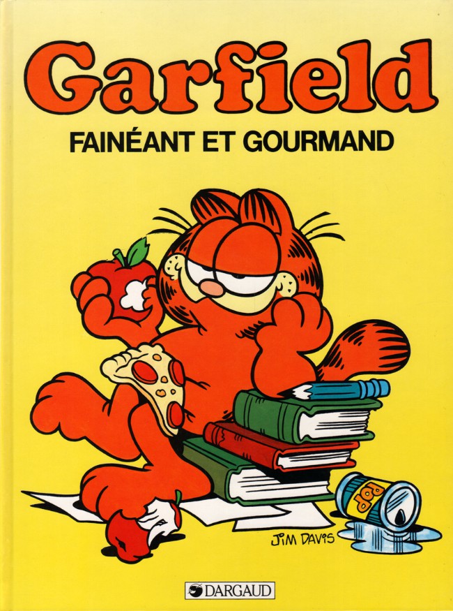 Couverture de Garfield (Dargaud) -12- Fainéant et gourmand