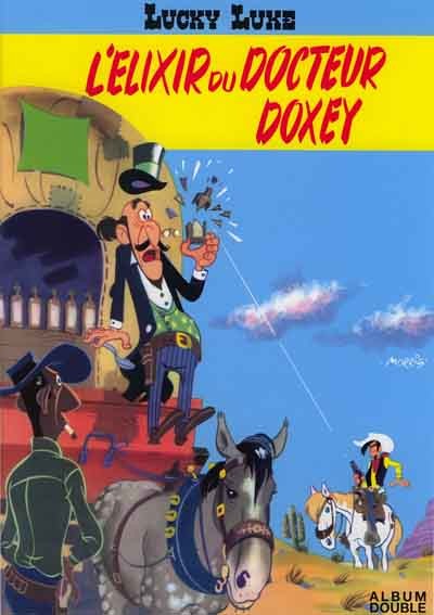 Couverture de Lucky Luke L'élixir du docteur Doxey
