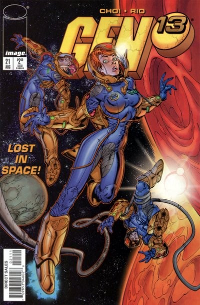 Couverture de Gen¹³ (1995) -21- Lost in Space