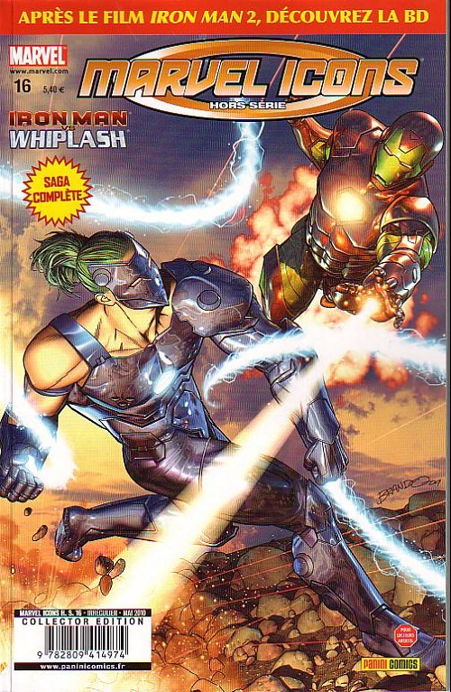 Couverture de Marvel Icons Hors Série -16- Iron Man vs. Whiplash
