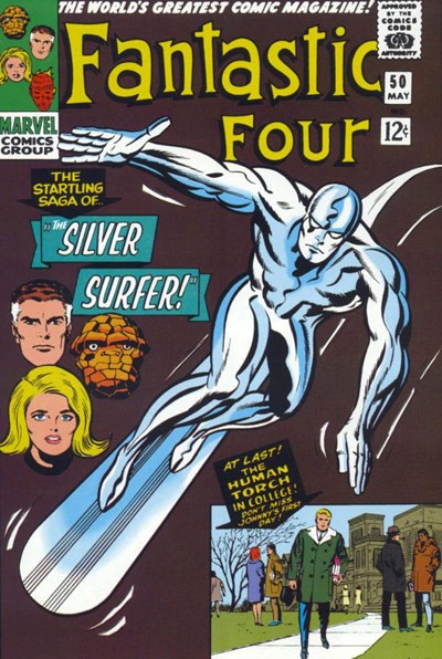 Couverture de Fantastic Four Vol.1 (1961) -50- The startling saga of the Silver Surfer !