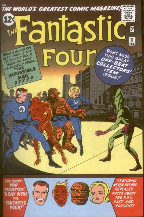 Couverture de Fantastic Four Vol.1 (1961) -11- A visit with the Fantastic Four
