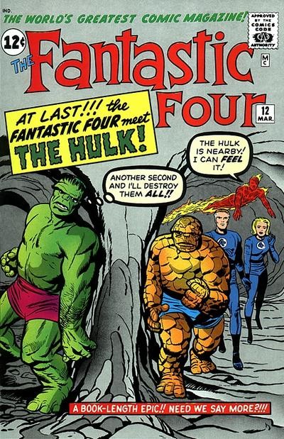 Couverture de Fantastic Four Vol.1 (1961) -12- The incredible Hulk !