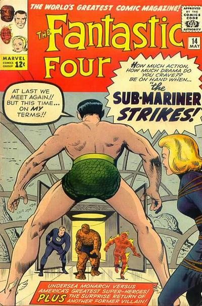 Couverture de Fantastic Four Vol.1 (1961) -14- The Sub-mariner strikes !