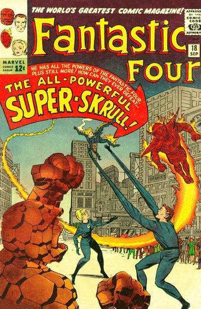 Couverture de Fantastic Four Vol.1 (1961) -18- A skrull walks among us !