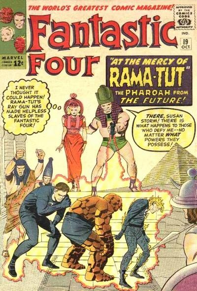 Couverture de Fantastic Four Vol.1 (1961) -19- Prisoners of the Pharoah !