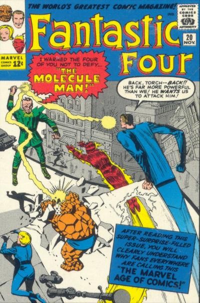 Couverture de Fantastic Four Vol.1 (1961) -20- The mysterious molecule man !