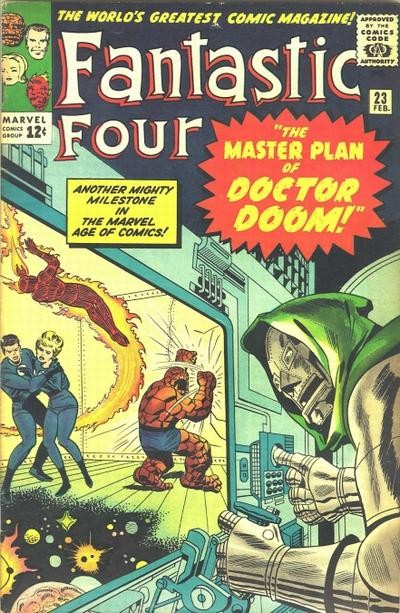 Couverture de Fantastic Four Vol.1 (1961) -23- The master plan of Doctor Doom !