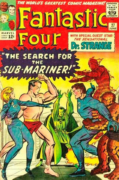 Couverture de Fantastic Four Vol.1 (1961) -27- The Search for the Sub-Mariner!