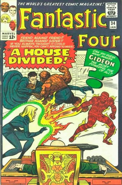 Couverture de Fantastic Four Vol.1 (1961) -34- A house divided !