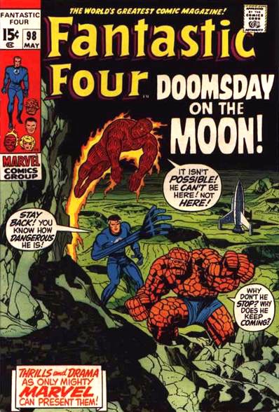 Couverture de Fantastic Four Vol.1 (1961) -98- Mystery on the moon !