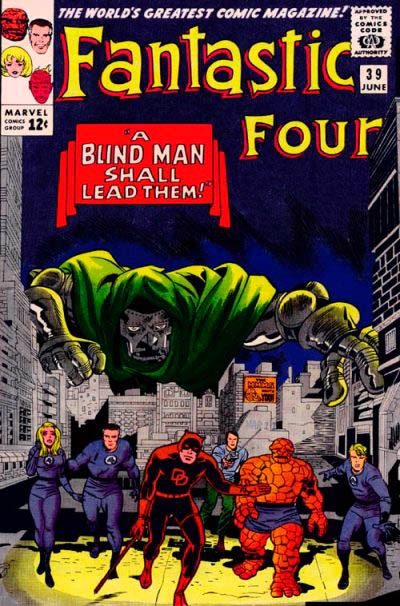 Couverture de Fantastic Four Vol.1 (1961) -39- A blind man shall lead them!