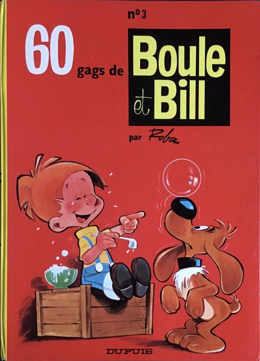 Couverture de Boule & Bill n° 3 60 gags de Boule et Bill : vol : 3