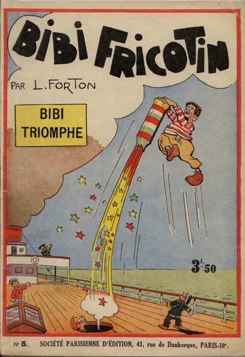 Couverture de Bibi Fricotin (1e SÃ©rie - SPE) (Avant-Guerre) -5- Bibi triomphe