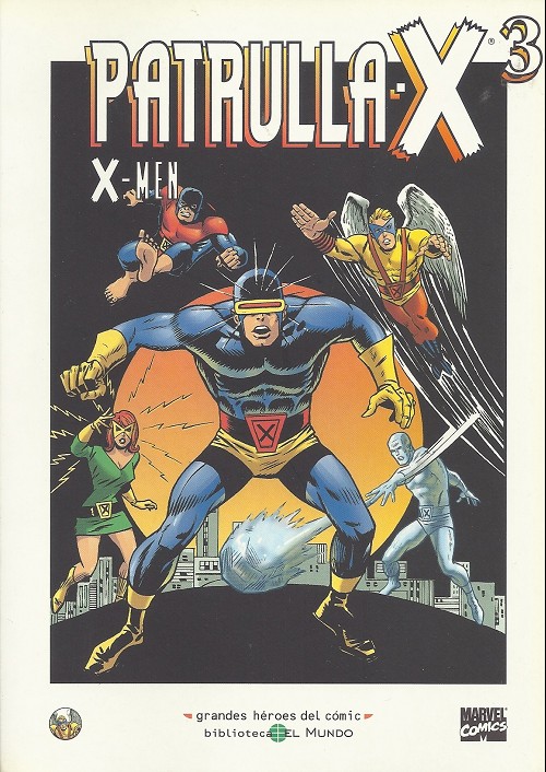 Couverture de Grandes héroes del cómic -10- Patrulla-X (X-Men) 3