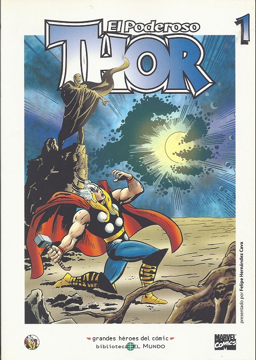 Couverture de Grandes héroes del cómic -41- El Poderoso Thor 1