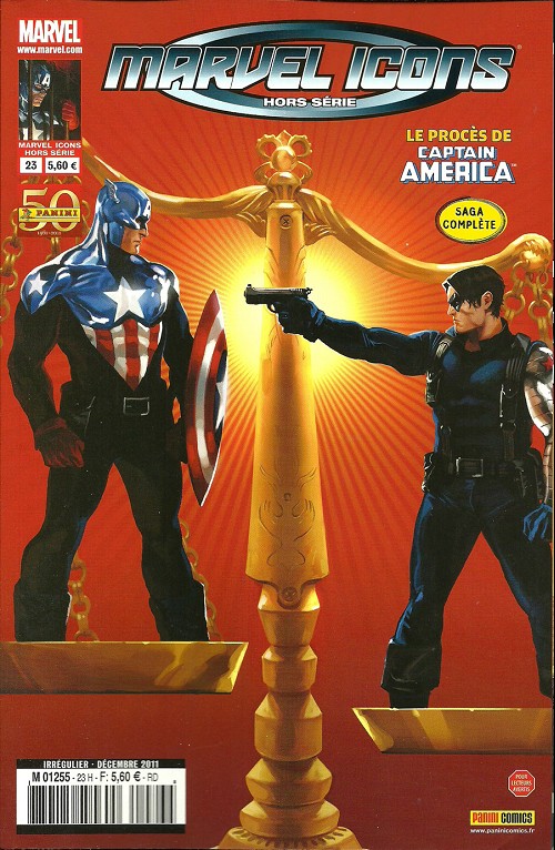 Couverture de Marvel Icons Hors Série -23- Le procès de Captain America