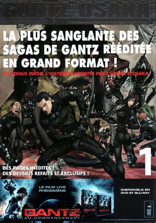 Gantz/Osaka - les 3 tomes