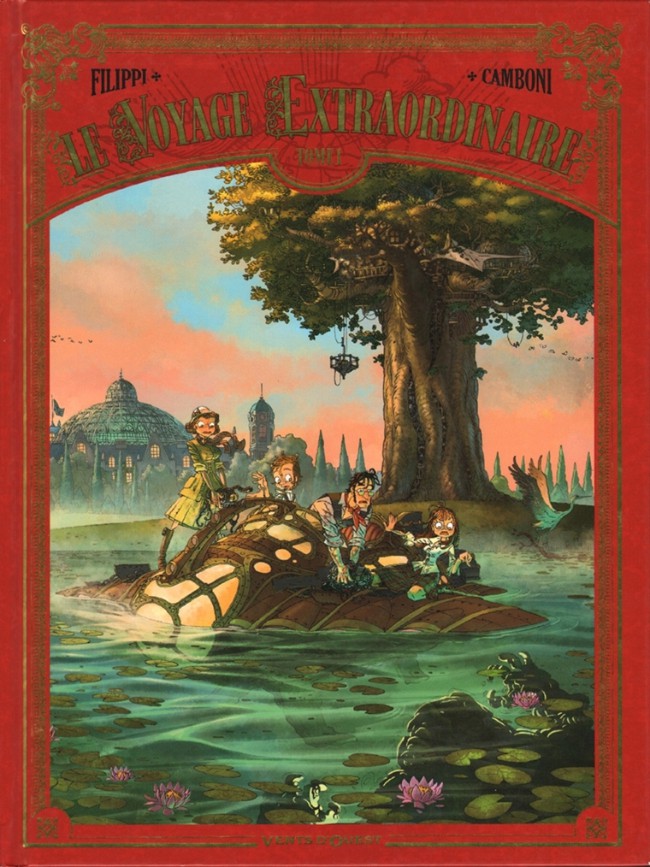 Couverture de Le voyage Extraordinaire -1- Tome 1 - Le Trophée Jules Verne 1/3