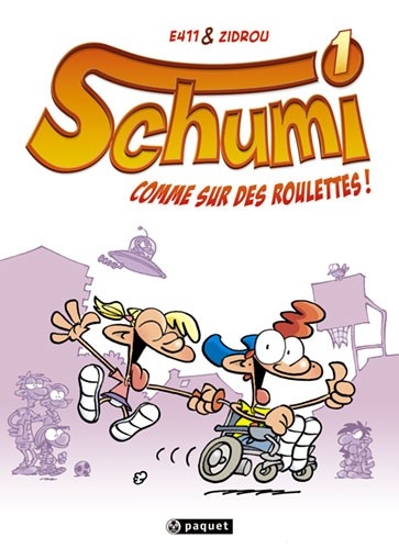 Couverture de Schumi -1- Comme sur des roulettes !