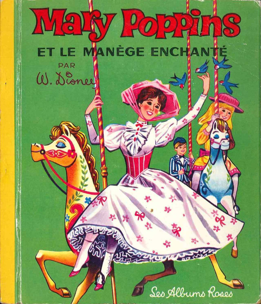 Couverture de Les albums Roses (Hachette) -220- Mary poppins et le manège enchanté