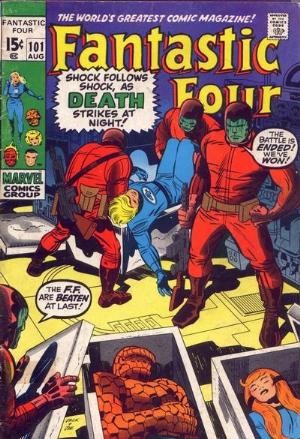 Couverture de Fantastic Four Vol.1 (1961) -101- Bedlam in the Baxter building