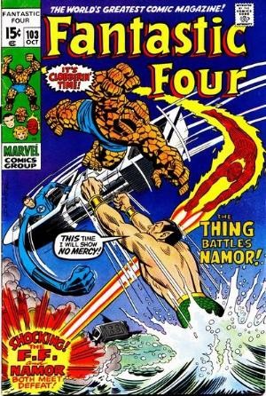 Couverture de Fantastic Four Vol.1 (1961) -103- At war with Atlantis
