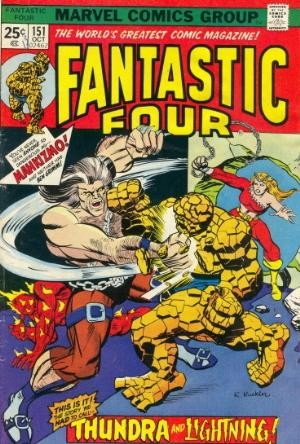 Couverture de Fantastic Four Vol.1 (1961) -151- Thundra and Ligthning