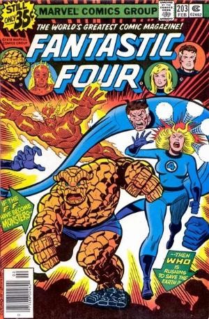 Couverture de Fantastic Four Vol.1 (1961) -203- ... And a child shall slay them!