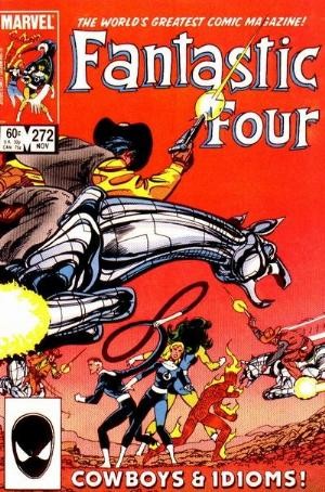 Couverture de Fantastic Four Vol.1 (1961) -272- Cowboys & idioms