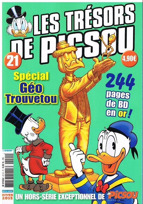 Couverture de Picsou Magazine Hors-Série -21- Les trésors de Picsou - Spécial Géo Trouvetou